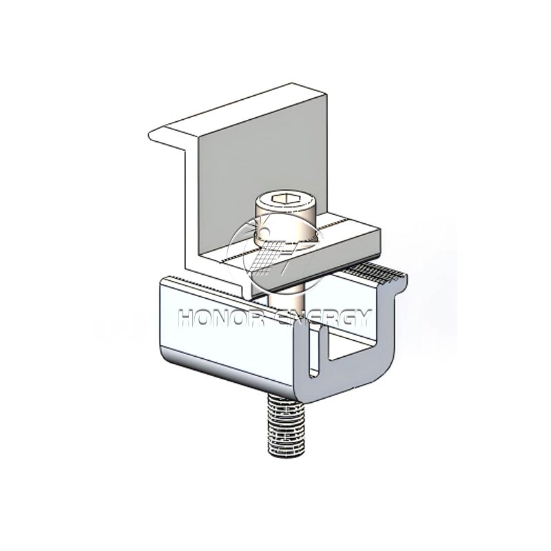 드릴 없음 솔라 엔드 클램프