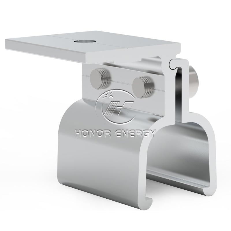 금속 지붕을위한 태양열 클립 클록